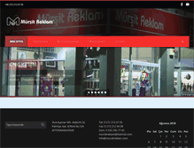 Tablet Screenshot of mursitreklam.com
